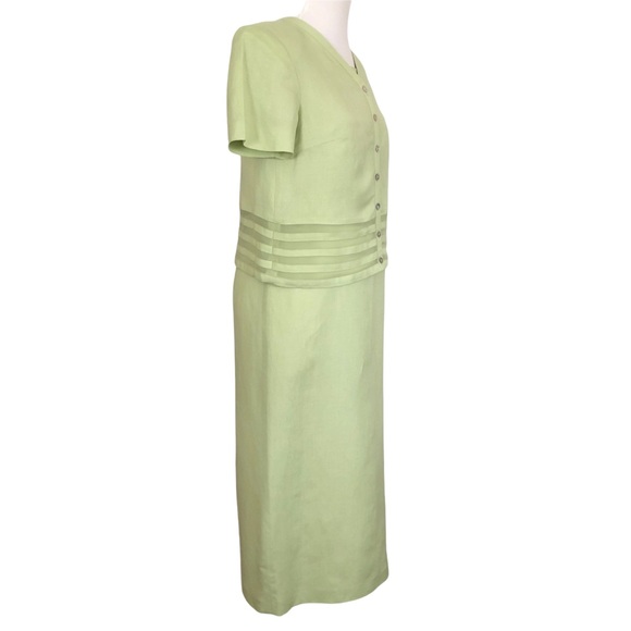 CYNTHIA HOWIE 2 PIECE JACKET DRESS MAXI SIZE 4P - Picture 3 of 15